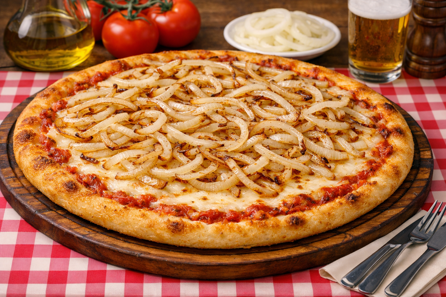 pizza mozzarella cebolla artesanal argentina 